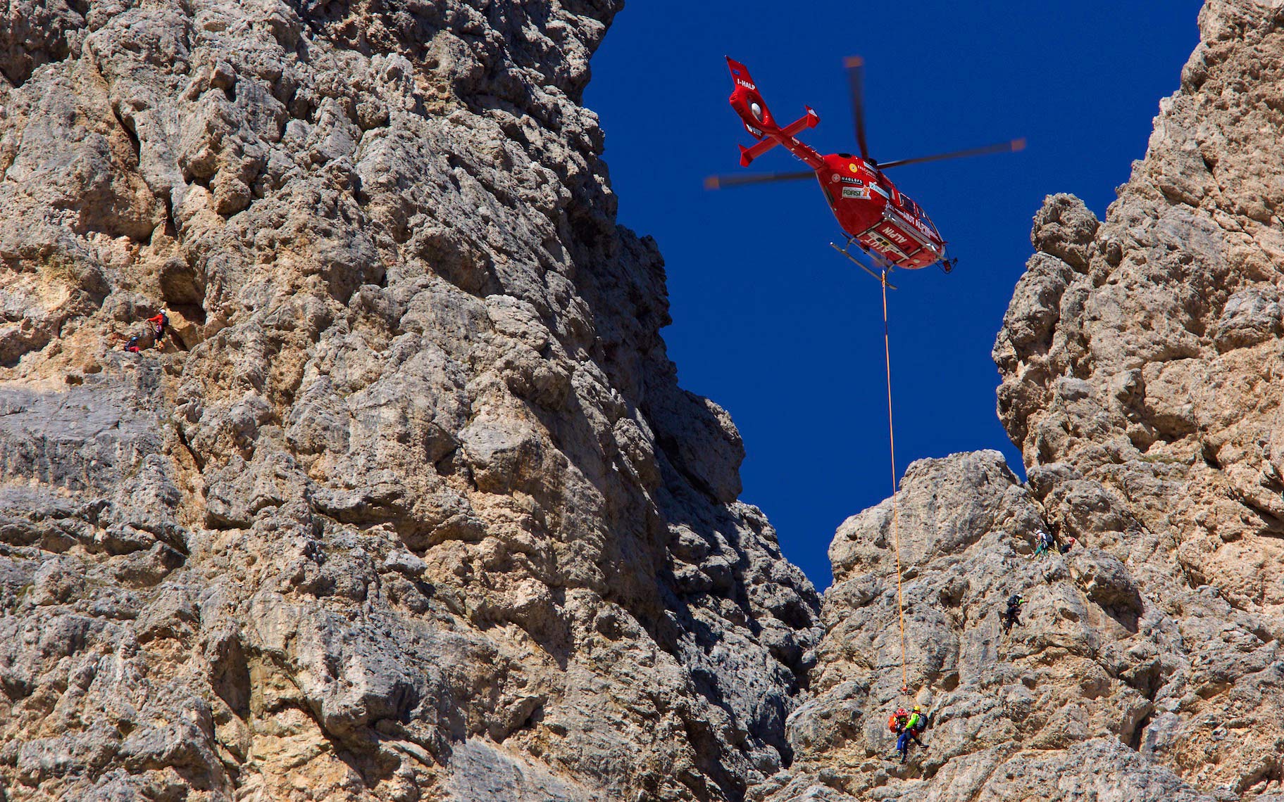 Eurocopter, Aiut Alpin Dolomit, Corvara, Italy