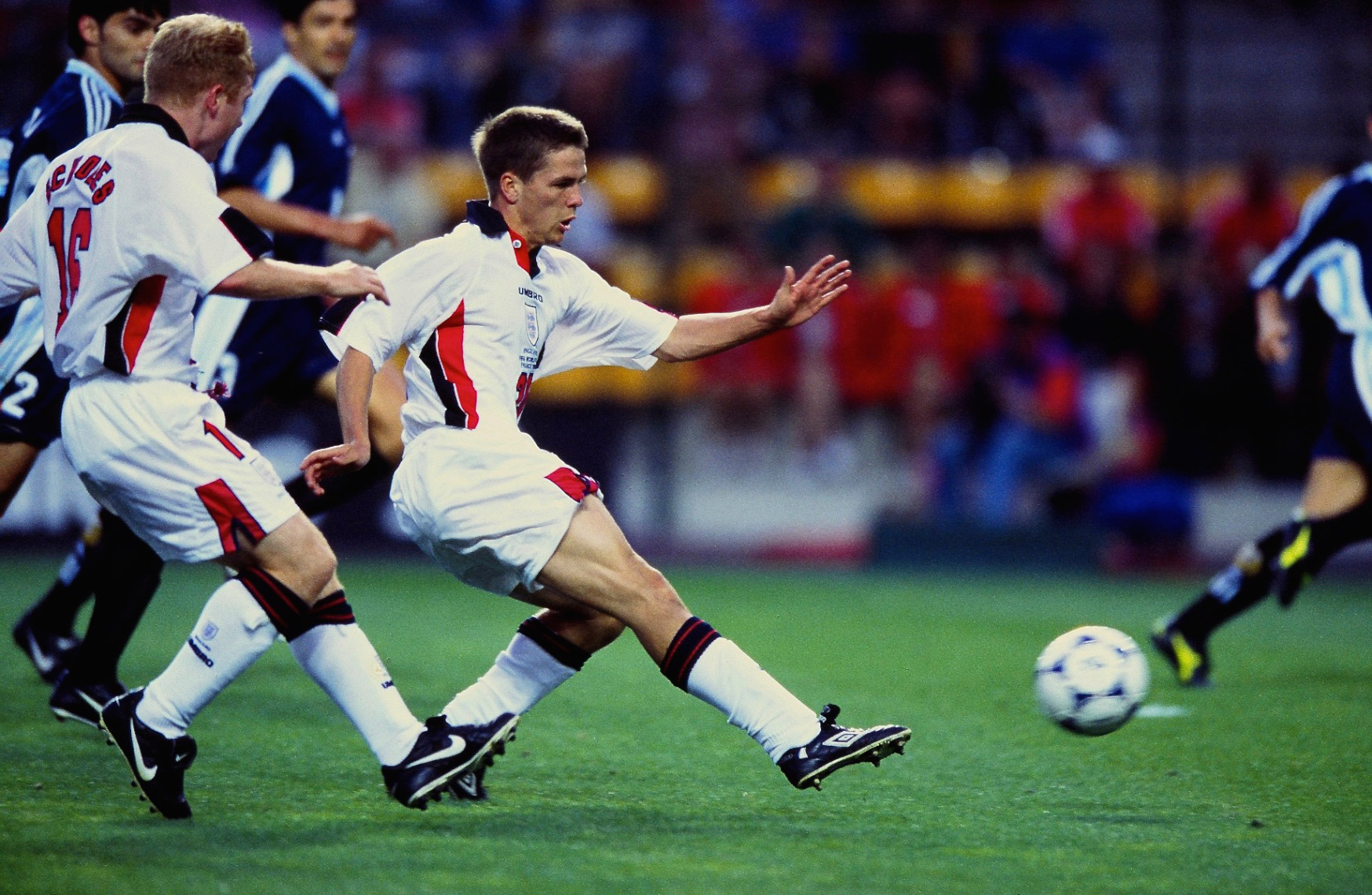 Michael Owen, England, Goal v. Argentina, St. Etienne, France