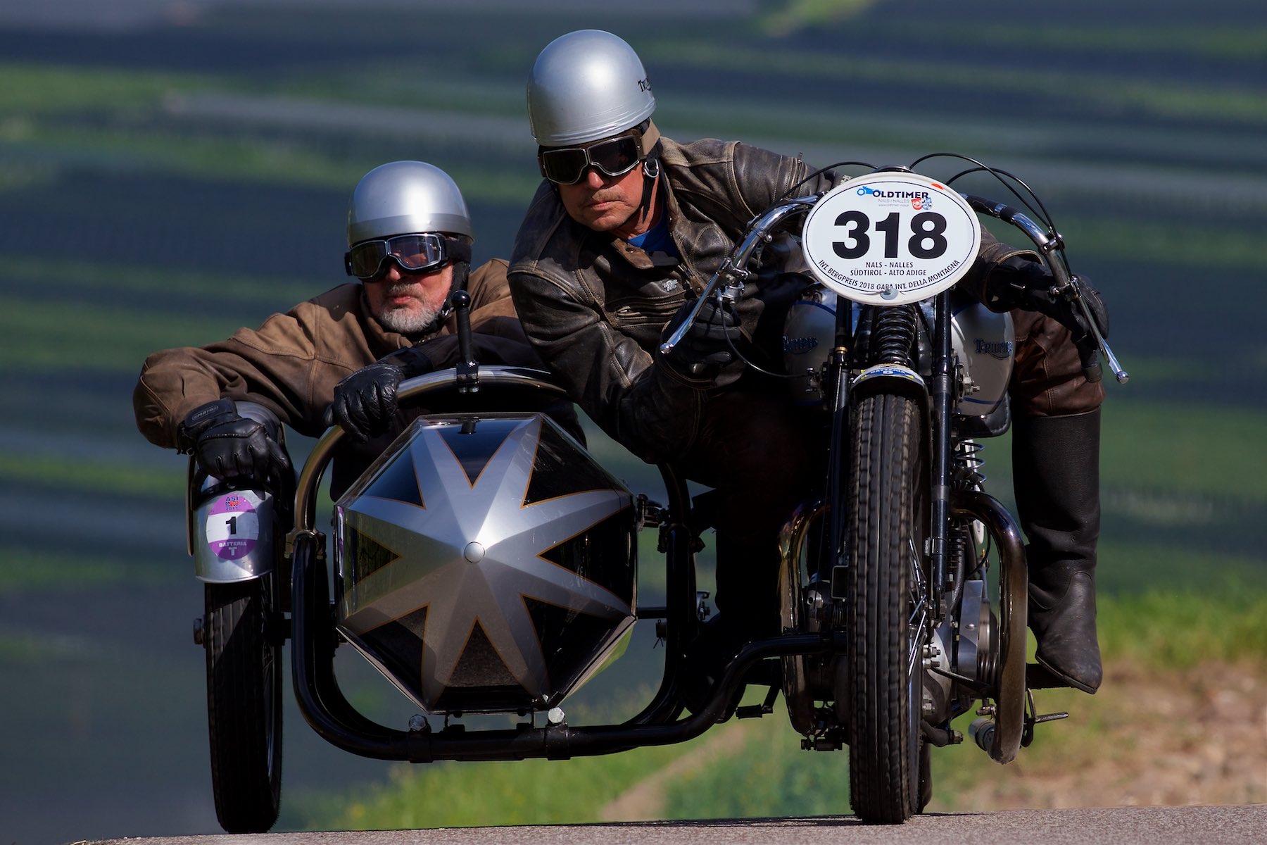 Old Timer Motorcycle Races, Nals, South Tyrol