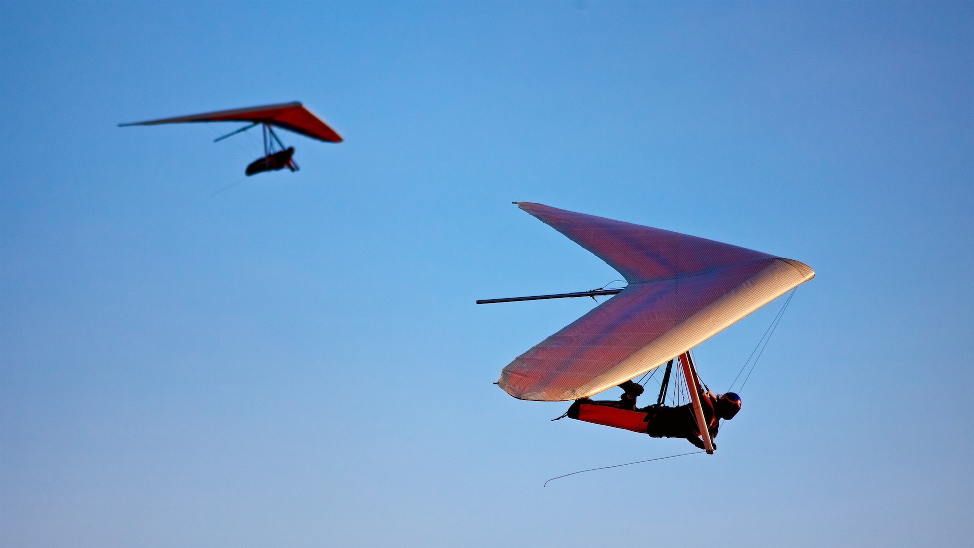 Hang Gliding at Sunset, Fort Funston
