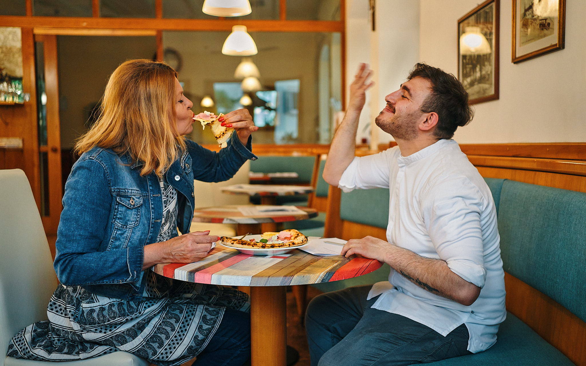 Testing Pizza, Egna, Italy