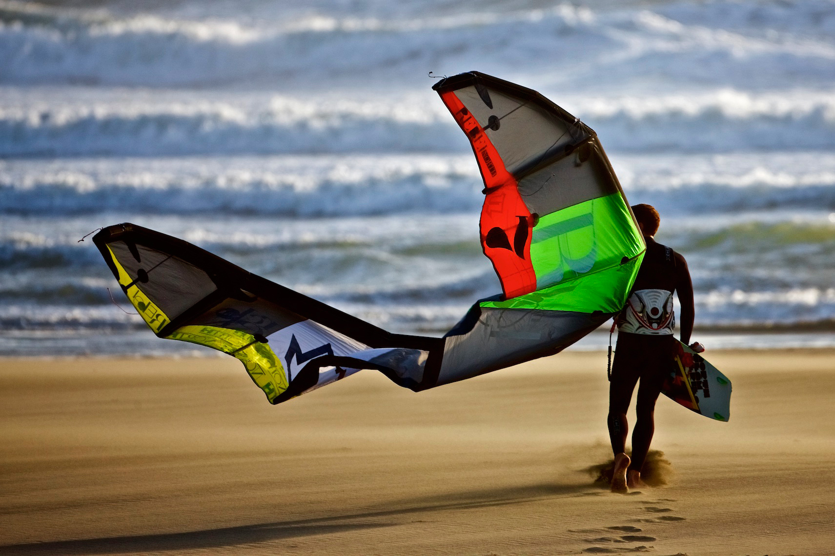 Kite Surfer, Ocean Beach, San Francisco