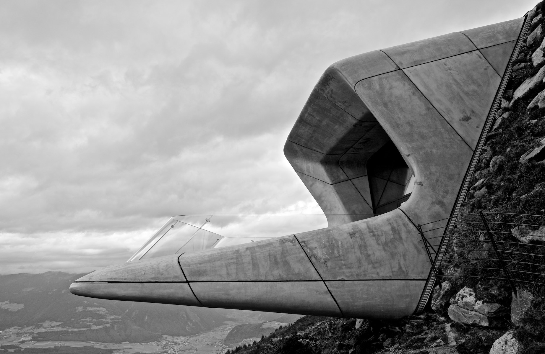 Messner Mountain Museum, Kronplatz. Architect: Zaha Hadid
