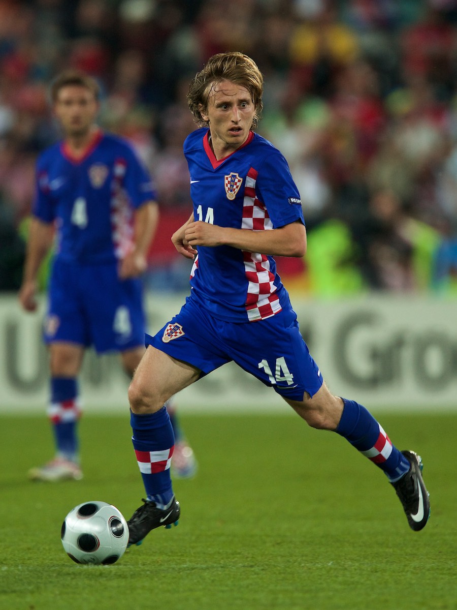 Luka Modrić in Action for Croatia